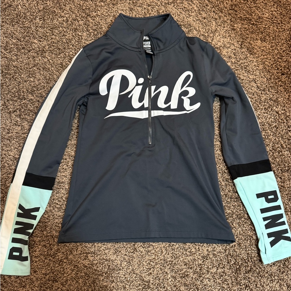 Pink Half-Zip Pullover
